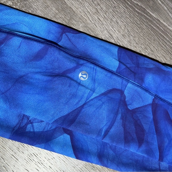 Lululemon Athletica Blue Run It Out Tight Leggings - Picture 7 of 10